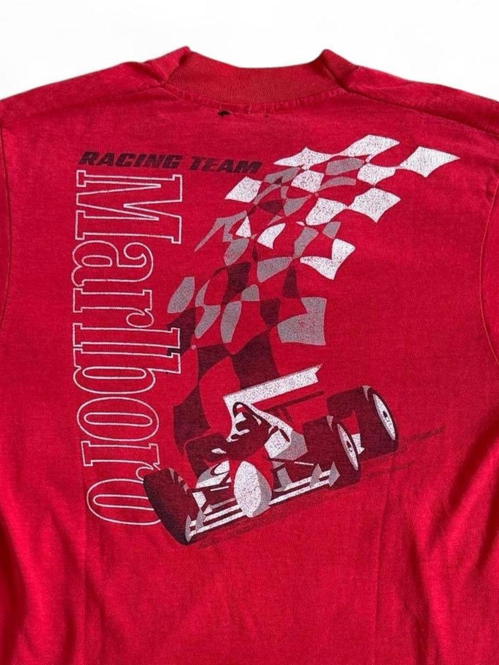 Vintage Marlboro Racing Team Pocket Tee Shirt